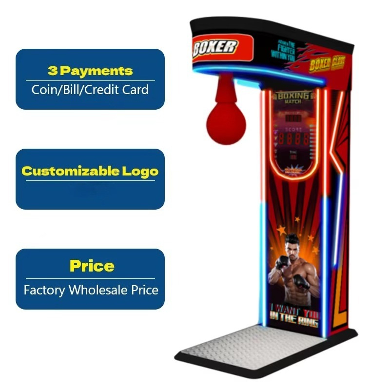 Boxing Machine Arcade - 스트리트 오락용 동전 투입식 복싱 펀치