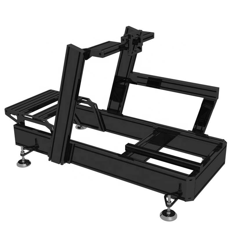 9D Vr Simulator - 40120 블랙 알루미늄 스포츠카 게임 레이싱